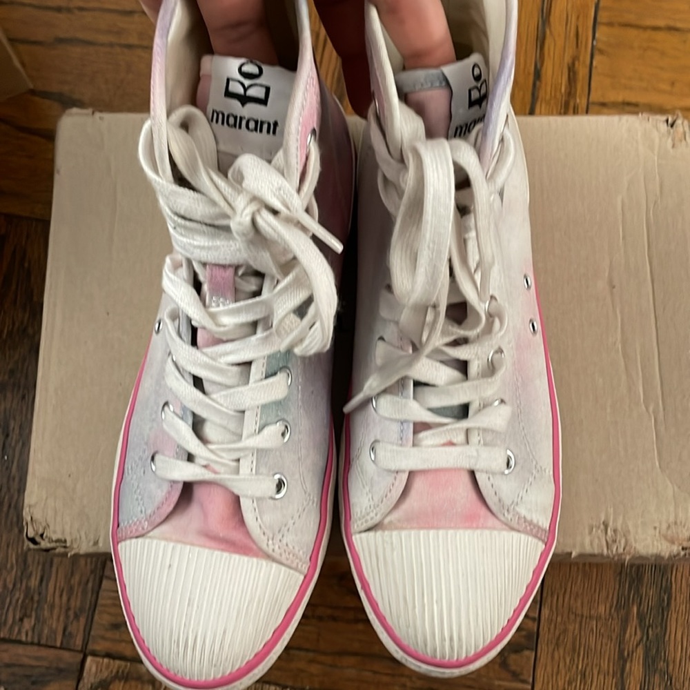 Isabel Murant Tye denim sneakers - Picture 2 of 5